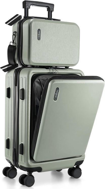 TravelArim 4-Piece Luggage Set: Stylish, Durable, and Tech-Ready for Every Journey