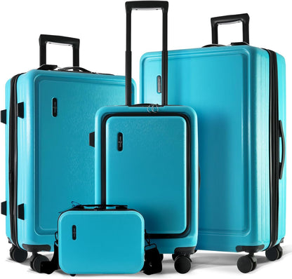 TravelArim 4-Piece Luggage Set: Stylish, Durable, and Tech-Ready for Every Journey