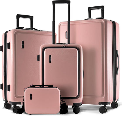 TravelArim 4-Piece Luggage Set: Stylish, Durable, and Tech-Ready for Every Journey
