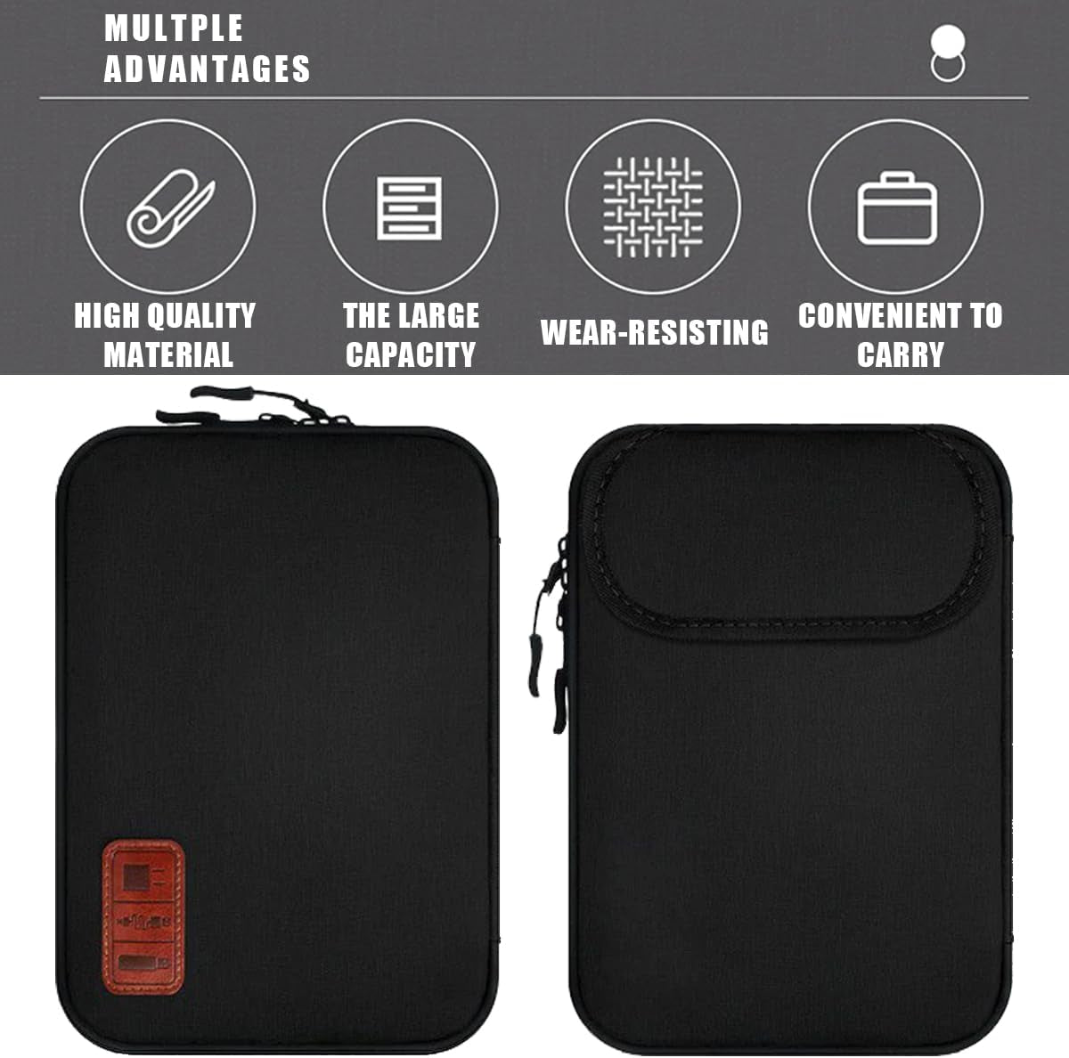 Travel Cable Organizer Pouch for Electronic Accessories and Essentials