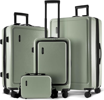 TravelArim 4-Piece Luggage Set: Stylish, Durable, and Tech-Ready for Every Journey