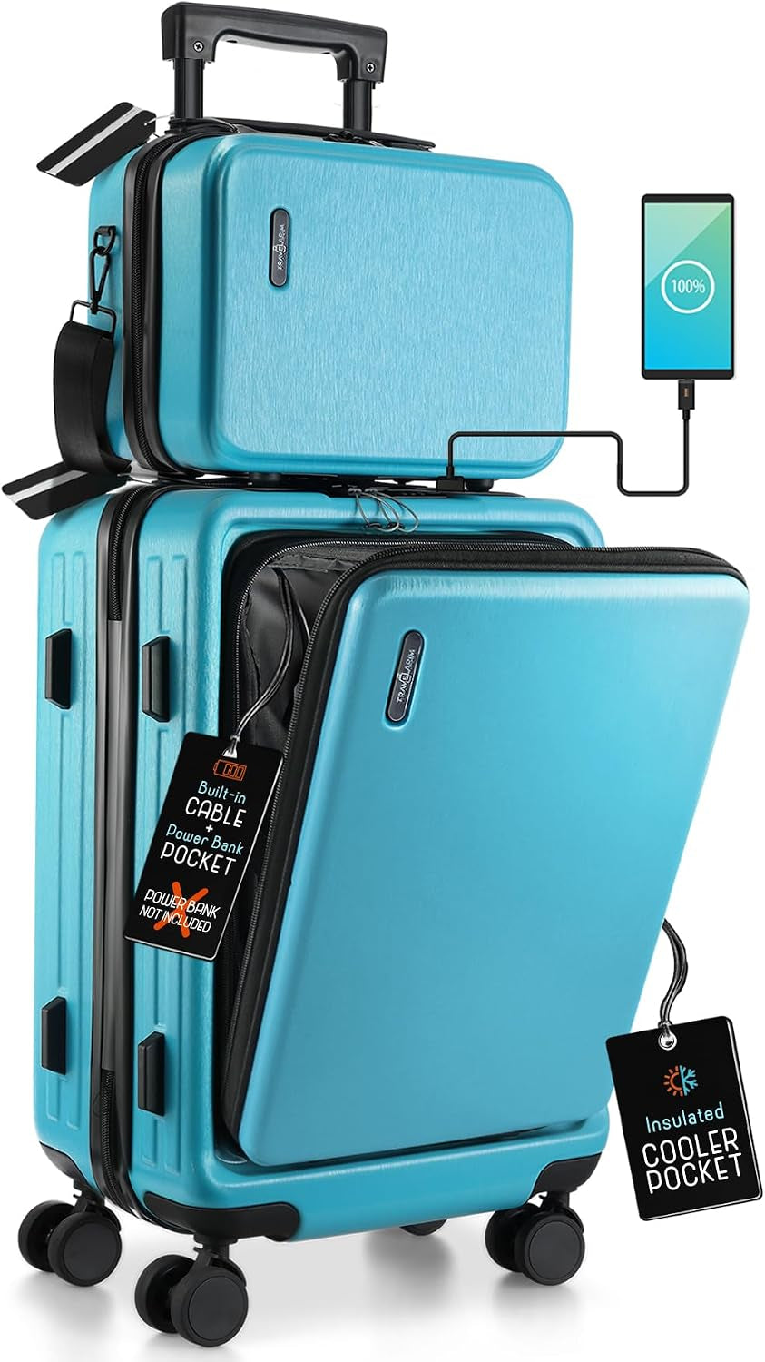 TravelArim 4-Piece Luggage Set: Stylish, Durable, and Tech-Ready for Every Journey