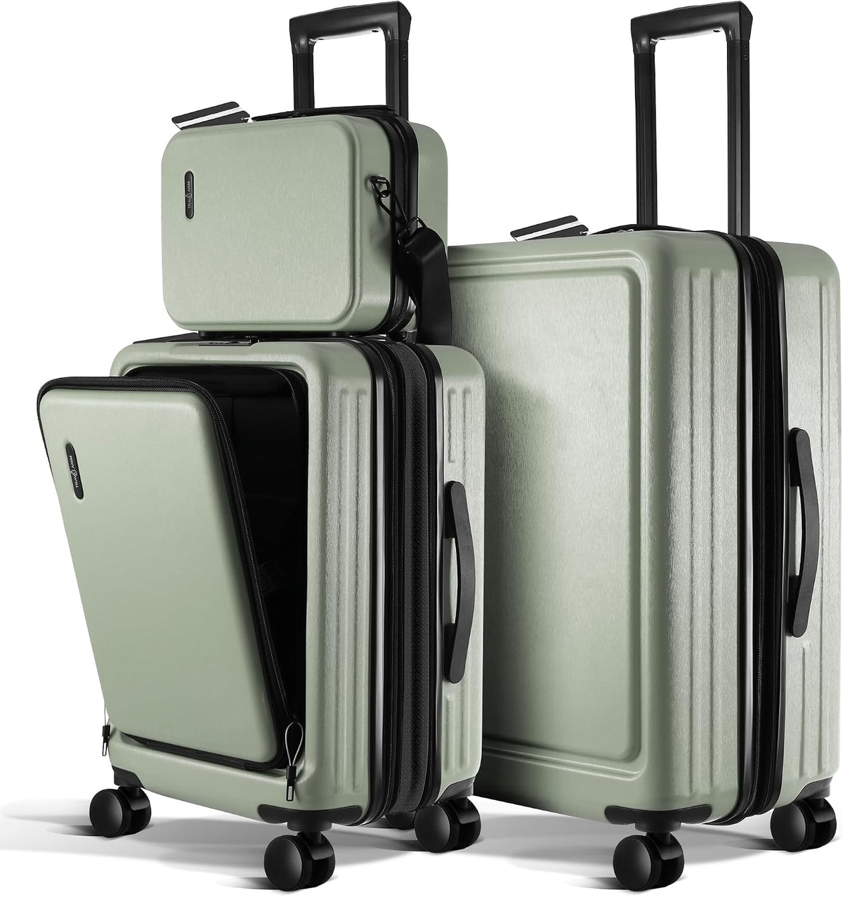 TravelArim 4-Piece Luggage Set: Stylish, Durable, and Tech-Ready for Every Journey