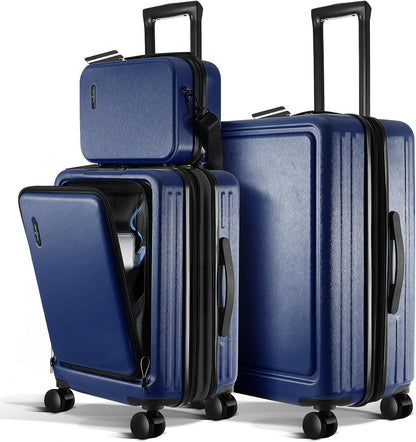 TravelArim 4-Piece Luggage Set: Stylish, Durable, and Tech-Ready for Every Journey