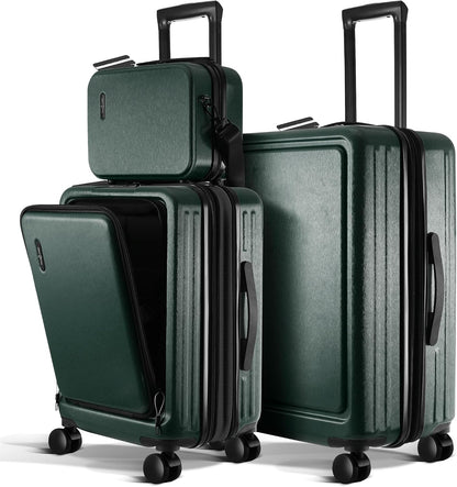 TravelArim 4-Piece Luggage Set: Stylish, Durable, and Tech-Ready for Every Journey