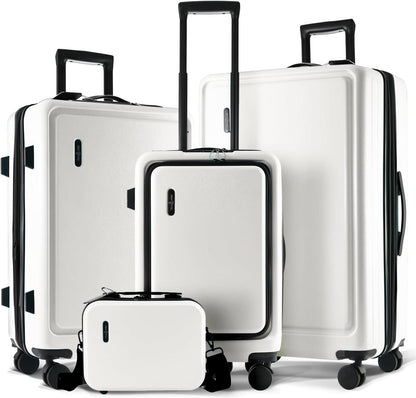 TravelArim 4-Piece Luggage Set: Stylish, Durable, and Tech-Ready for Every Journey