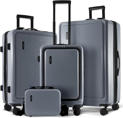 TravelArim 4-Piece Luggage Set: Stylish, Durable, and Tech-Ready for Every Journey