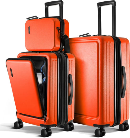 TravelArim 4-Piece Luggage Set: Stylish, Durable, and Tech-Ready for Every Journey