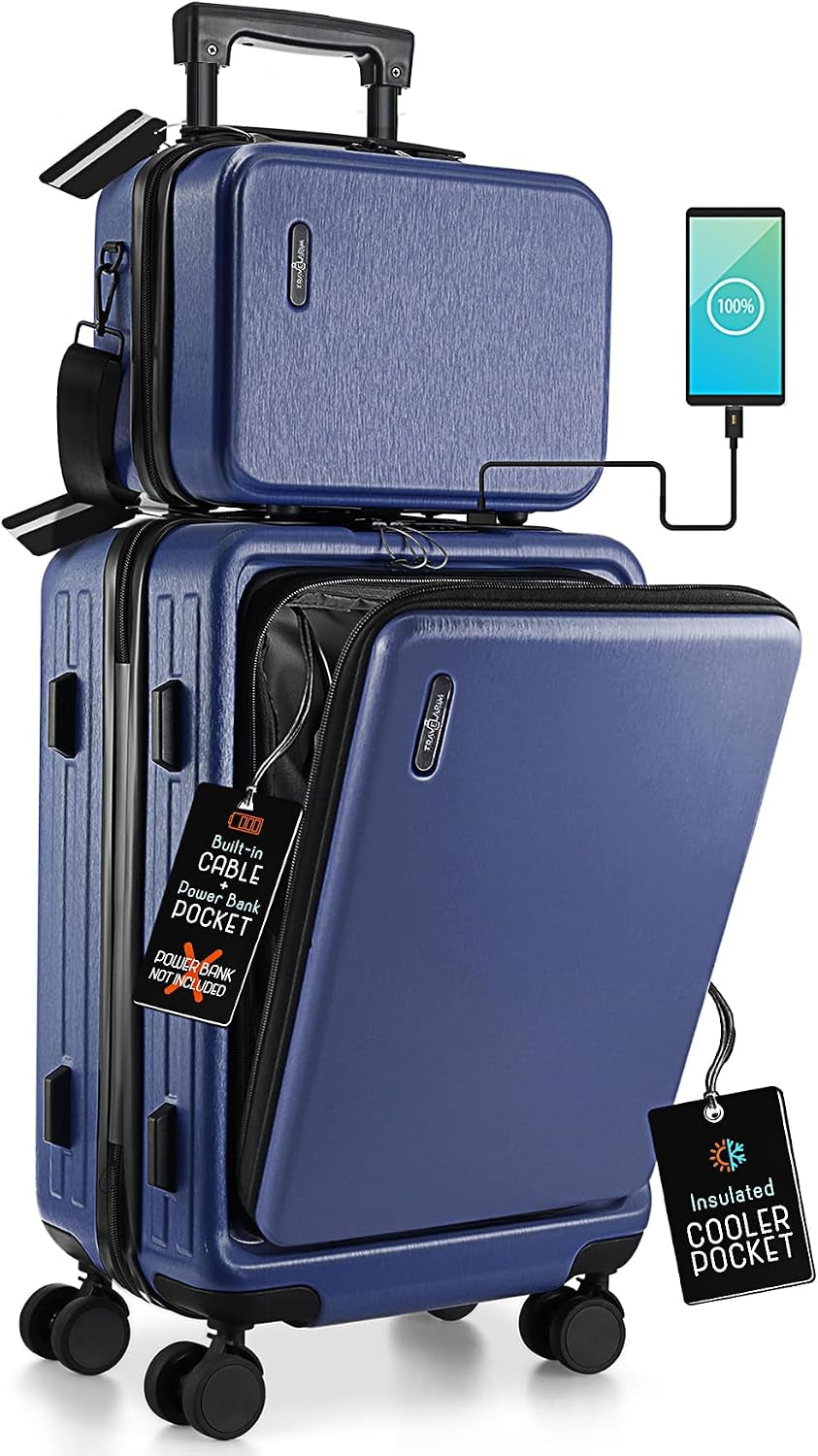 TravelArim 4-Piece Luggage Set: Stylish, Durable, and Tech-Ready for Every Journey